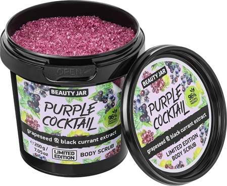 Beauty Jar Purple Cocktail Uppfriskande kroppsskrubb