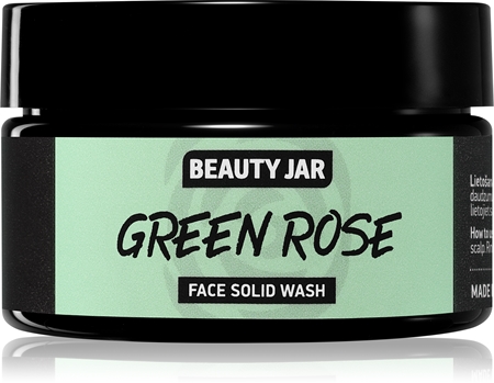 Beauty Jar Green Rose почистващ сапун за лице с ексфолиращо действие