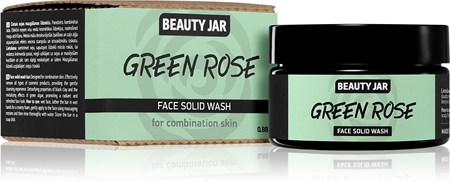 Beauty Jar Green Rose почистващ сапун за лице с ексфолиращо действие