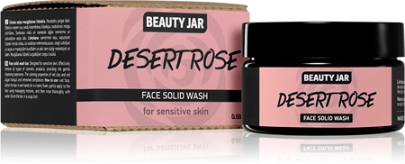 Beauty Jar Desert Rose čistiace mydlo na tvár pre citlivú pleť