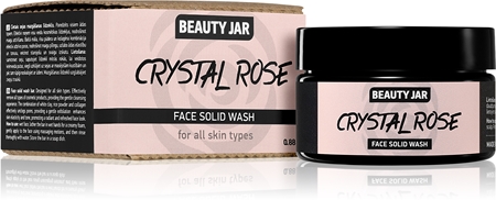 Beauty Jar Crystal Rose Rengöringstvål för ansikte med uppljusande effekt