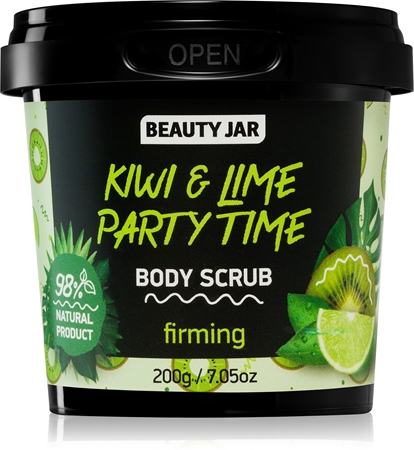 Beauty Jar Kiwi & Lime Party Time zpevňující tělový peeling