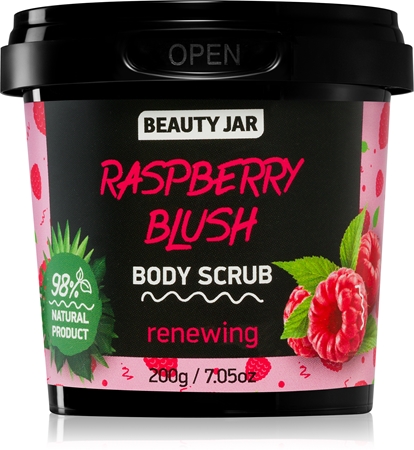Beauty Jar Raspberry Blush frissítő testpeeling