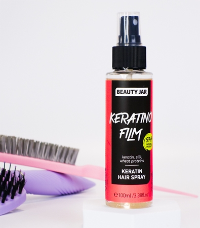 Beauty Jar Keratino Film σπρέι κερατίνης για αδύναμα, ταλαιπωρημένα μαλλιά