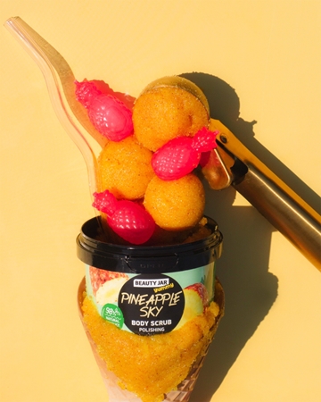 Beauty Jar Yummy Pineapple Sky skaistinamasis šveitiklis