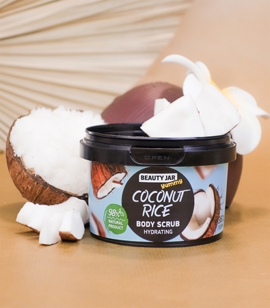 Beauty Jar Yummy Coconut Rice hydratační peeling