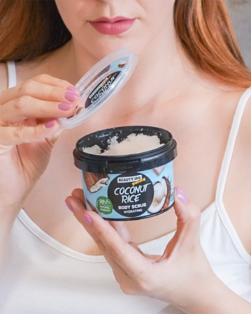 Beauty Jar Yummy Coconut Rice hydratační peeling