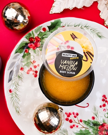 Beauty Jar Yummy Vanilla Mellow απαλό Scrub με αναζωογονητικά αποτέλεσματα