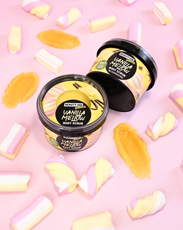 Beauty Jar Yummy Vanilla Mellow απαλό Scrub με αναζωογονητικά αποτέλεσματα