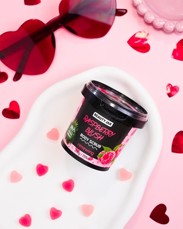 Beauty Jar Yummy Raspberry Dreams esfoliante corporal reafirmante