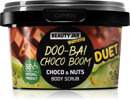 Beauty Jar Yummy Doo-Bai Choco Boom jemný tělový peeling
