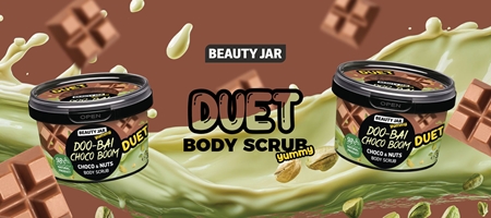 Beauty Jar Yummy Doo-Bai Choco Boom jemný tělový peeling