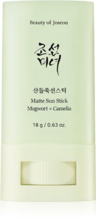 Beauty Of Joseon Matte Sun Stick Mugwort + Camelia Stick Sunscreen SPF 50+