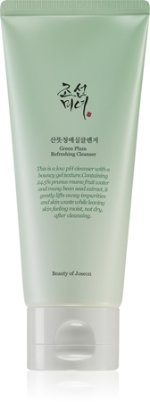 Beauty Of Joseon Green Plum Refreshing Cleanser delikatny krem do mycia pieniący o działaniu nawilżającym
