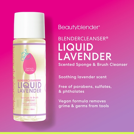 beautyblender® Blendercleanser Liquid Lavender tekutý čistič na make-up houbičky