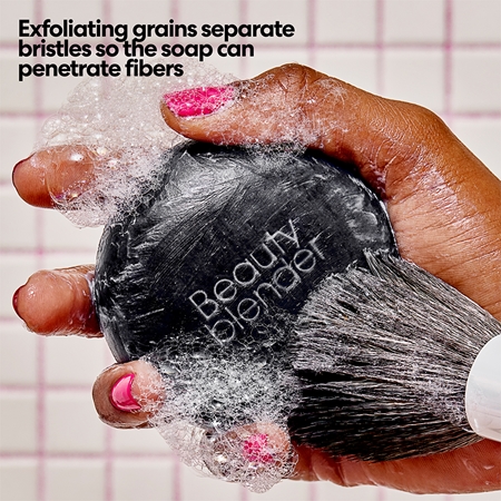 beautyblender® Tool Scrub Charcoal Solid Cleanser For Makeup Sponges And Brushes