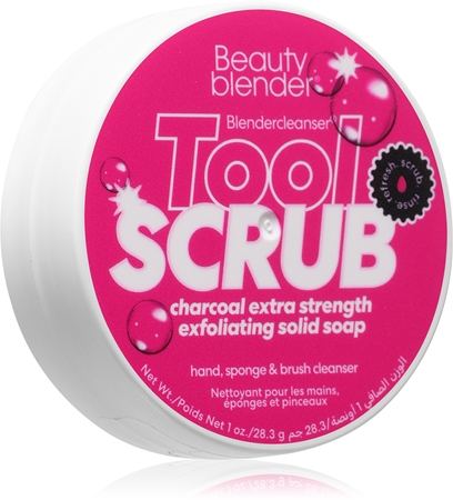 beautyblender® Tool Scrub Charcoal Solid Cleanser For Makeup Sponges And Brushes