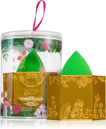 beautyblender® Once Upon a Blend houbička na makeup s podstavcem