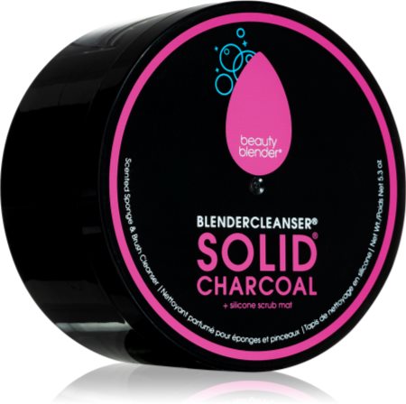 beautyblender® Blendercleanser Solid Charcoal trdo čistilo gobic in čopičev za ličenje
