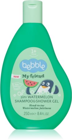 Bebble Strawberry Shampoo & Shower Gel Watermelon σαμπουάν και αφρόλουτρο 2 σε 1 για παιδιά