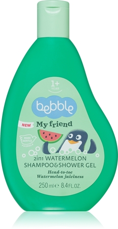 Bebble Strawberry Shampoo & Shower Gel Watermelon Shampoo & Duschgel 2 in 1