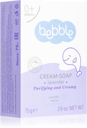 Bebble Cream-Soap Lavender jabón con textura de crema con lavanda