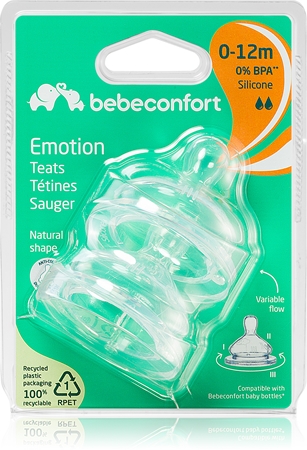 Bebeconfort Emotion Slow to Medium Flow tetina de biberón