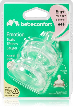 Bebeconfort Emotion Medium to Rapid Flow Trinksauger