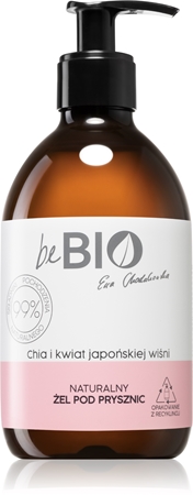 beBIO Chia Seeds & Japanese Cherry Blossom gel de duche hidratante