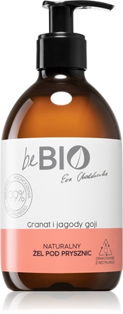 beBIO Pomegranate & Goji Berry освежаващ душ гел