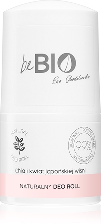 beBIO Chia Seeds & Japanese Cherry Blossom Roll-On Deodorant