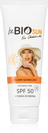 beBIO Sun хидратиращ слънцезащитен крем SPF 50