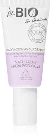 beBIO Nourishing and Smoothing creme de olhos suavizante