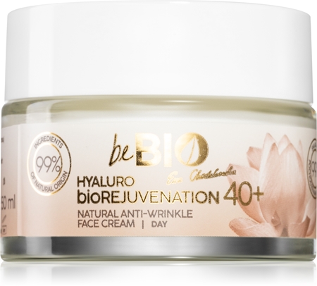 beBIO Ewa Chodakowska Hyaluro Bio Rejuvenation 40+ hydratační a zpevňující denní krém proti vráskám