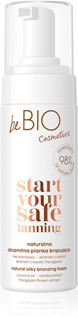 beBIO Safe Tanning mousse bronzante