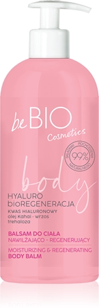 beBIO Hyaluro bioRegeneration regeneračný telový balzam s hydratačným účinkom