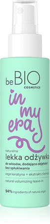 beBIO In My Era Natural Lightweight Volumizing Leave - In Spray Conditioner for hair volume