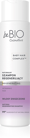 beBIO Baby Hair Complex Regenerating Regenerating Shampoo for Weak and Damaged Hair