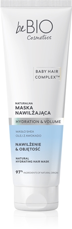 beBIO Baby Hair Complex Hydration & Volume Hydrating Hair Mask for abundant volume