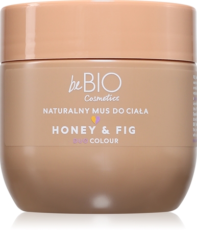 beBIO Honey & Fig spumă de corp pentru răsfăț cu efect de nutritiv