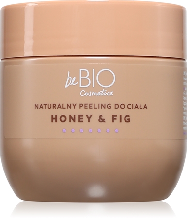 beBIO Honey & Fig esfoliante corporal de alisamento