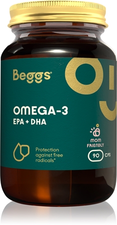 Beggs Omega-3 EPA + DHA kapsle s esenciálními mastnými kyselinami