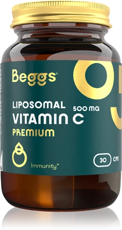 Beggs Liposomal Vitamin C Premium 500 mg vitamín C v kapsuliach