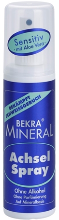 Bekra Mineral Underarm Spray desodorante mineral en spray con aloe vera ...