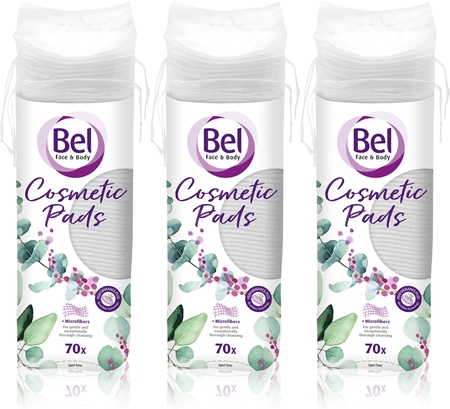 Bel Face & Body cotons démaquillants conditionnement avantageux