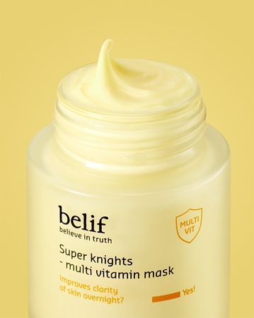 belif Super Knights Multi Vitamin Mask Intense Regenerating Night Mask for Dry and Dehydrated Skin for all skin types