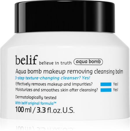belif Aqua Bomb Makeup Removing Cleansing Balm Makeup Removing Cleansing Balm with moisturising effect