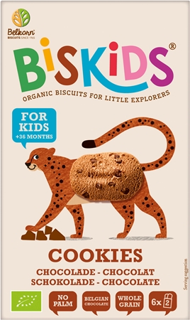 Belkorn Biskids Cookies Kekse mit Schokolade
