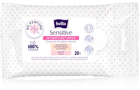 BELLA Sensitive kosteuspyyhkeet intiimihygieniaan