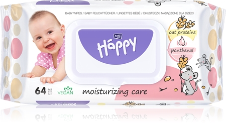 BELLA Baby Happy Oat proteins and Panthenol Wet Wipes for Kids